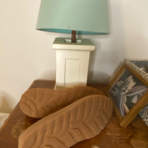 LL Bean Womens Tan Brown Stonington Nubuck Leather Slip-on Loafer Flats Size 9 M - Picture 4 of 4